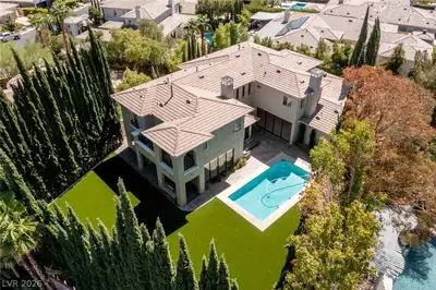 204 Satin Mist Court, Las Vegas, NV 89144 Aerial View