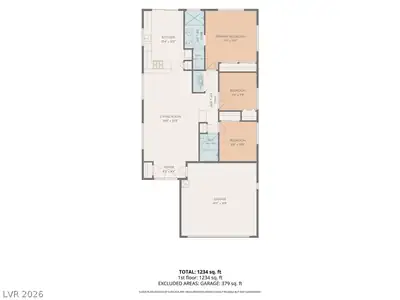 10961 Calistoga Springs Court, Las Vegas, NV 89144 Floor Plan
