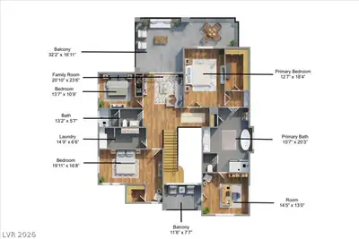 181 Elder View Drive, Las Vegas, NV 89138 Floor Plan