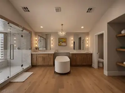 8833 Montagna Drive, Las Vegas, NV 89134 Primary Bathroom