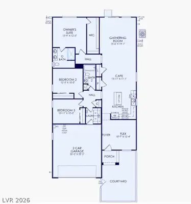 1216 Desert Halo Drive, Henderson, NV 89015 Floor Plan
