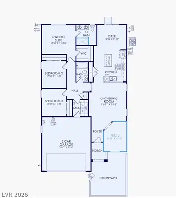 1213 Desert Halo Drive, Henderson, NV 89015 Floor Plan