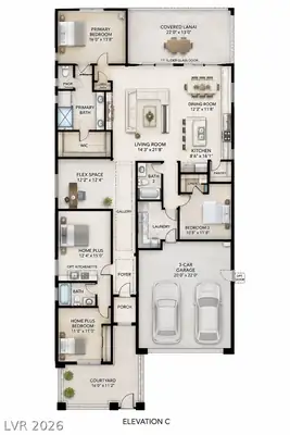 11617 Falcon Gorge Avenue, Las Vegas, NV 89138 Floor Plan