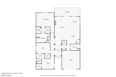 6955 Lakota Summit Court, Las Vegas, NV 89149 Floor Plan