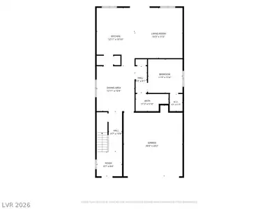 10948 Lancaster Park Avenue, Las Vegas, NV 89166 Floor Plan