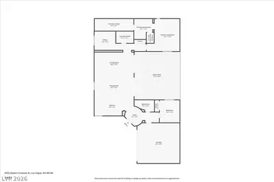 6722 Desert Crimson Street, Las Vegas, NV 89148 Floor Plan