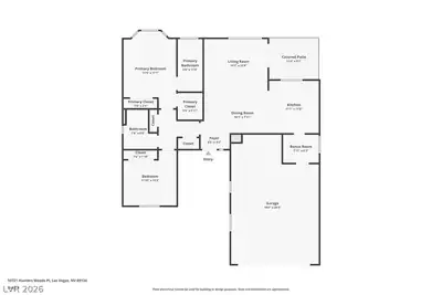 10721 Hunters Woods Place, Las Vegas, NV 89134 Floor Plan