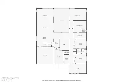 810 Bolide Street, Las Vegas, NV 89138 Floor Plan