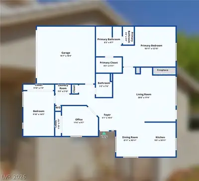 206 Alaska Jade Street, Henderson, NV 89074 Floor Plan