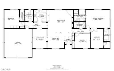 6560 Whispering Sands Drive, Las Vegas, NV 89131 Floor Plan