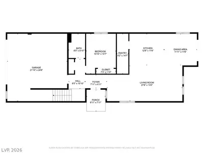 2624 Tranquil Dawn Street, Henderson, NV 89044 Floor Plan