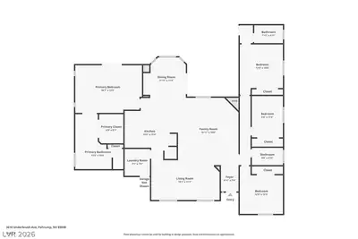 3610 South Underbrush Avenue, Pahrump, NV 89048 Floor Plan