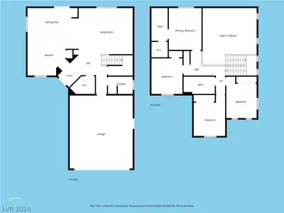 4817 Whispering Spring Avenue, Las Vegas, NV 89131 Floor Plan
