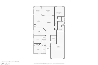 6424 Belgrossa Bend Street, Las Vegas, NV 89166 Floor Plan