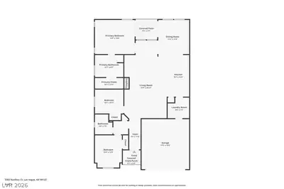 3352 Kaniksu Court, Las Vegas, NV 89122 Floor Plan