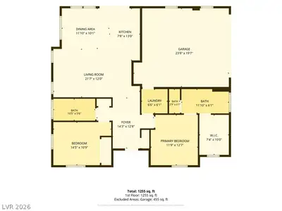 894 Heritage Bend Drive, Las Vegas, NV 89138 Floor Plan