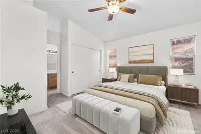5909 Silver Heights Street, Las Vegas, NV 89130 Primary Bedroom