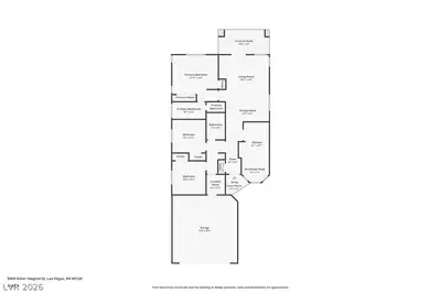 5909 Silver Heights Street, Las Vegas, NV 89130 Floor Plan