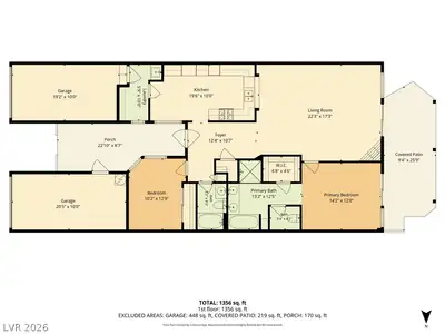 2324 CANYON SONG Avenue, Laughlin, NV 89029 Floor Plan
