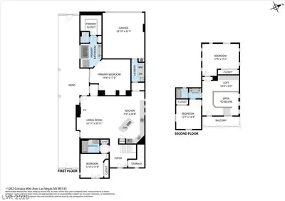 11262 Corsica Mist Avenue, Las Vegas, NV 89135 Floor Plan