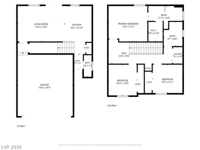 371 Rosefinch Street, Henderson, NV 89012 Floor Plan