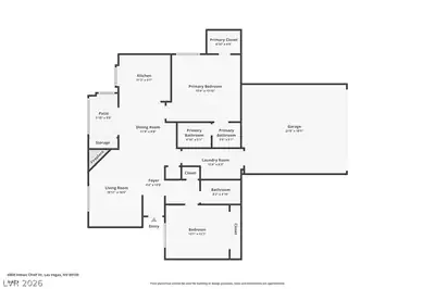 6900 Indian Chief Drive 101, Las Vegas, NV 89130 Floor Plan