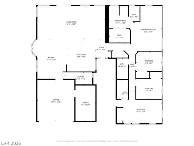 5530 Kildare Court, Las Vegas, NV 89118 Floor Plan