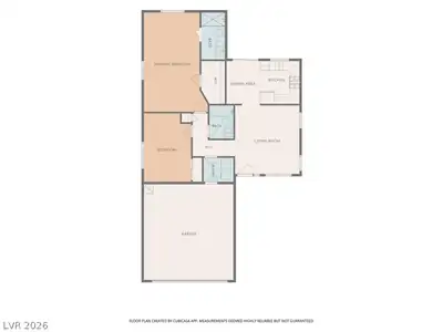 6461 Grand Oaks Drive, Las Vegas, NV 89156 Floor Plan