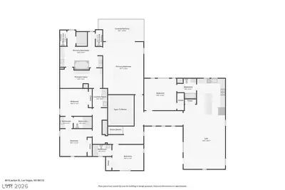 8615 Jerlyn Street, Las Vegas, NV 89113 Floor Plan