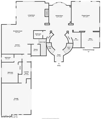 10671 Capesthorne Way, Las Vegas, NV 89135 Floor Plan