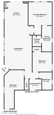 8768 Sand Verbena Avenue, Las Vegas, NV 89117 Floor Plan