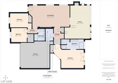 10312 Pinto Creek Lane, Las Vegas, NV 89144 Floor Plan