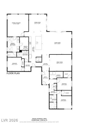 9163 Mira Linda Road, Las Vegas, NV 89148 Floor Plan