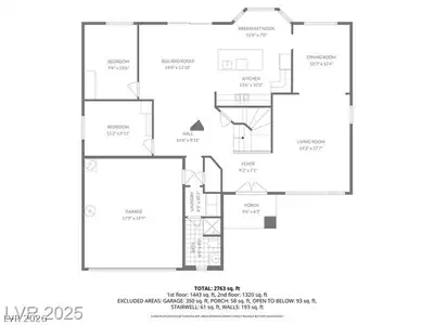 3009 Periscope Court, Las Vegas, NV 89117 Floor Plan
