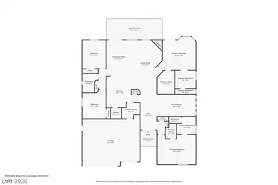 7015 Wild Wave Drive, Las Vegas, NV 89131 Floor Plan