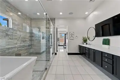 8041 Hamilton Mountain Court, Las Vegas, NV 89113 Primary Bathroom