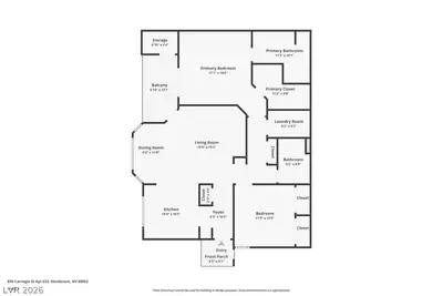 830 Carnegie Street 623, Henderson, NV 89052 Floor Plan