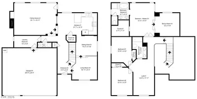 3063 Jumping Moon Court, Henderson, NV 89052 Floor Plan
