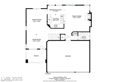 8116 Kokoma Drive, Las Vegas, NV 89128 Floor Plan