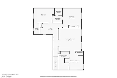 228 Uccello Drive, Las Vegas, NV 89138 Floor Plan