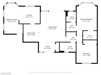 2517 Desert Sands Drive, Las Vegas, NV 89134 Floor Plan