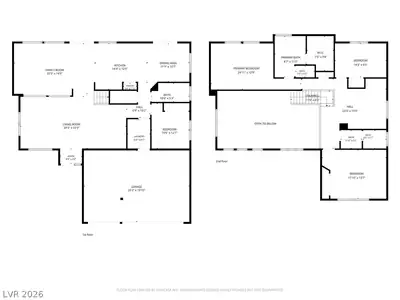 1832 Diamond Bluff Avenue, North Las Vegas, NV 89084 Floor Plan