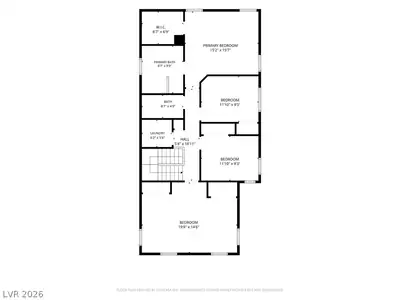 7616 Emerald Ridge Court, Las Vegas, NV 89129 Floor Plan