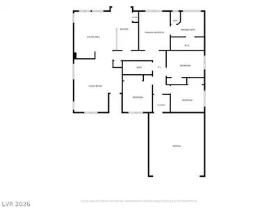 3413 Mastercraft Avenue, North Las Vegas, NV 89031 Floor Plan