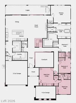 706 Windover Court, Las Vegas, NV 89138 Floor Plan