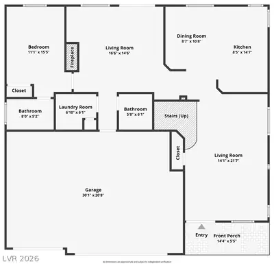 3496 Cupecoy Point Avenue, Las Vegas, NV 89141 Floor Plan