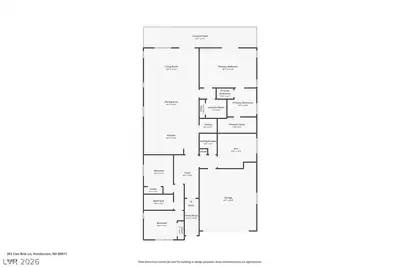 363 Con Brio Lane, Henderson, NV 89011 Floor Plan