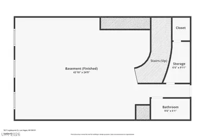 7611 Leybourne Court, Las Vegas, NV 89131 Floor Plan