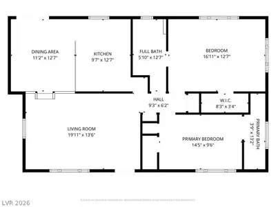 4504 Exposition Avenue, Las Vegas, NV 89102 Floor Plan