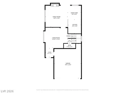 9404 Kayla Court, Las Vegas, NV 89134 Floor Plan
